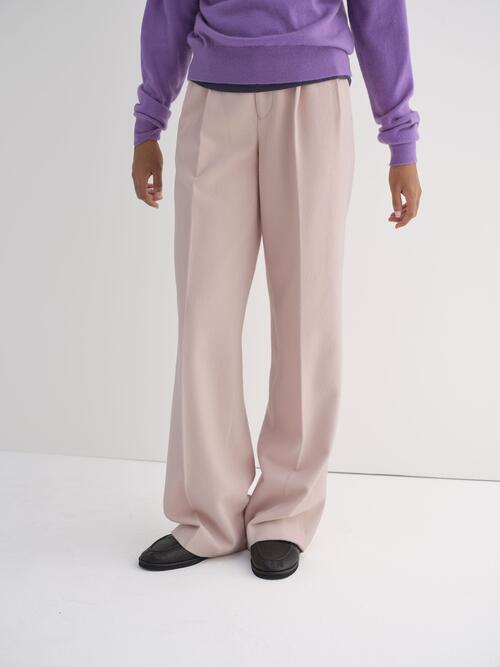 오라리 여성 바지 BRUSHED SUPER FINE WOOL FLANNEL SLACKS