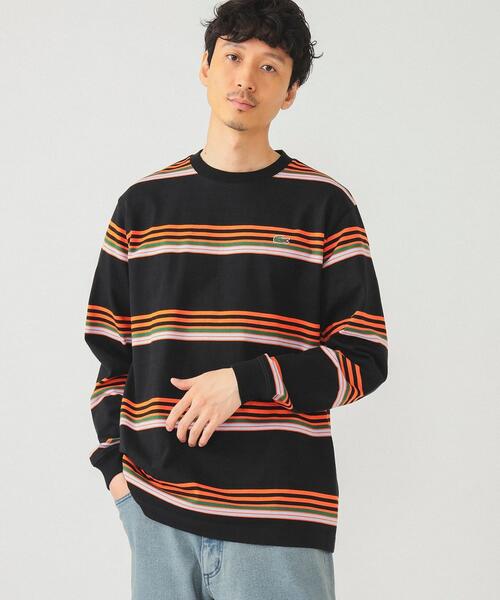 빔즈 X 라코스테 멀티 스트라이프 긴팔 티 11-14-0388-462