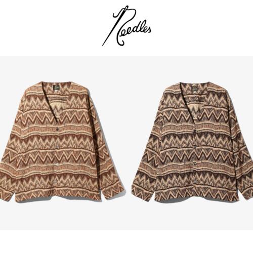 니들스 가디건 재킷 지그재그 스트라이프 PU153 24AW 가을 경량 재킷