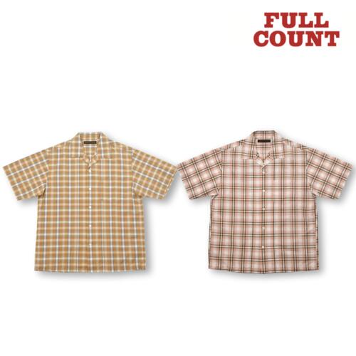 풀카운트 브로드 체크 오픈 칼라 셔츠 23SS 4075-2