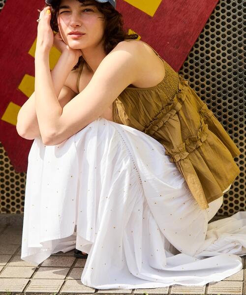 프릭스스토어 레이스 티어드 맥시 롱 스커트 치마 1111248902010 25SS