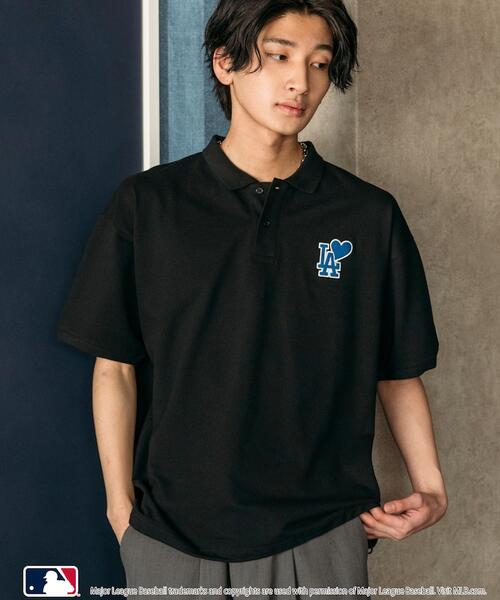 PUBLUX X MLB 프릭스스토어 반팔 폴로 자수 티 피케 25SS 3126220800103