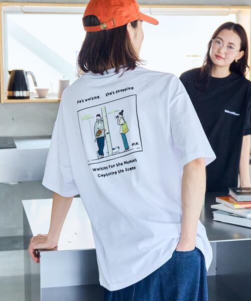 PK X 프릭스스토어 빅실루엣 반팔 티 25SS 1226248902927