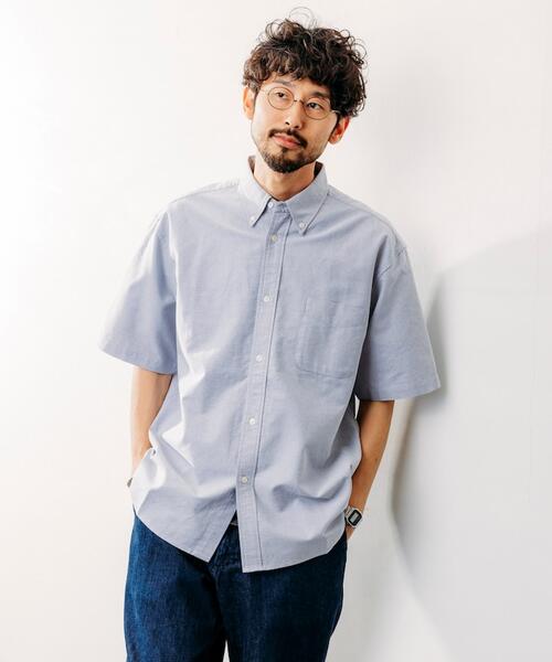프릭스스토어 반팔 옥스포드 버튼다운 셔츠 25SS 1004248900086