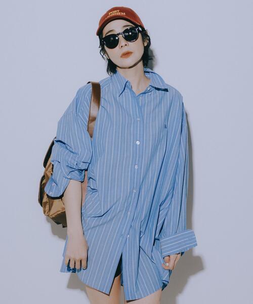 니코앤드  X 다케시타레나 X NAVYS 빅 셔츠 290567