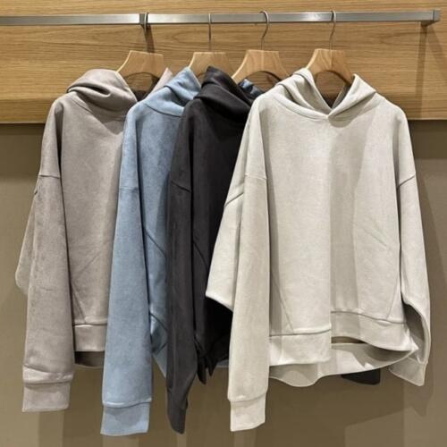 빔즈 하트 페이크 스웨이드 후드 티 여성 43-14-0055-268