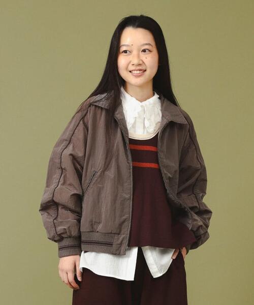 빔즈 보이 어더드 재킷 여성 블루종 13-18-0717-452