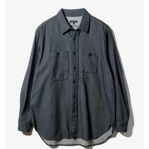 엔지니어드 가먼츠 워크 셔츠 코튼 데님 플란넬 25AW RV017