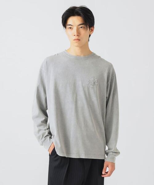 빔즈 하트 플라워 자수 긴팔 티  42-14-0315-147