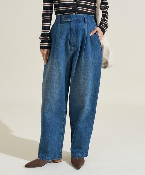 프릭스스토어 데님 팬츠 슬랙스 여성 바지 1142248903825 25AW