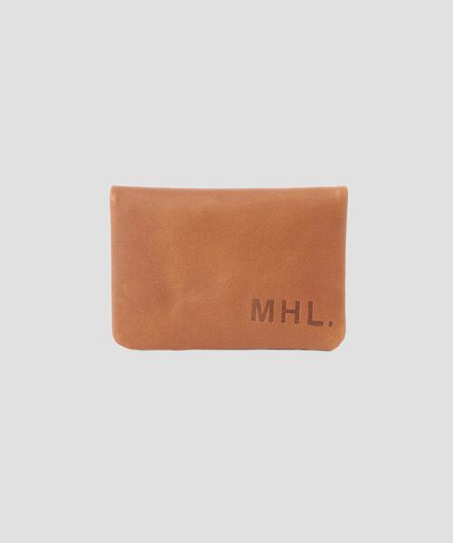 마가렛호웰 ROUGH LEATHER 가죽 카드 케이스 멍함 지갑 25aw