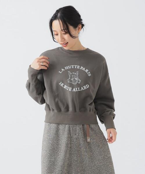 B MING by BEAMS 빔즈 X La Hutte 여성 스웨트 티 맨투맨 93-13-0214-617