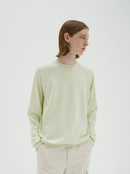 오라리 남성 스웨트 티 맨투맨 LIGHT WOOL SWEAT P/O 25AW