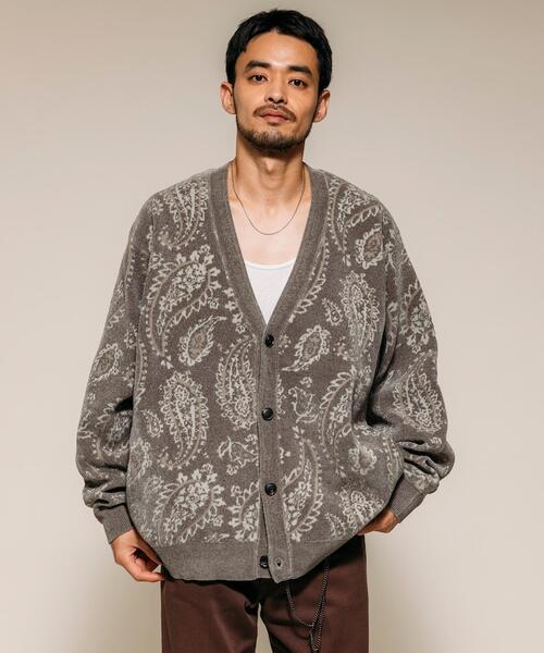 프릭스스토어 페이즐리 패턴 니트 가디건 25AW 1035248900826