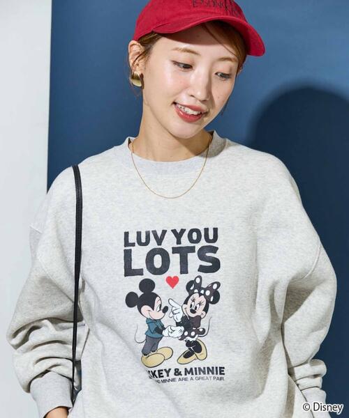 프릭스스토어 미키 미니마우스 스웨트 티 여성 기모 맨투맨 25AW 1322248901432