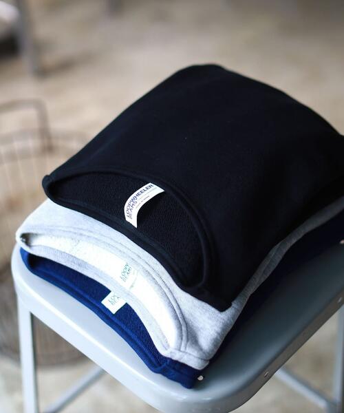 빔즈 플러스 X 루프휠러 보트넥 스웨트 티 38-13-0064-593 일본 빈티지