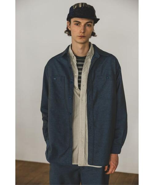 빔즈 플러스 셔츠 WORK Iridescent Twill 25AW 38-11-1654-139
