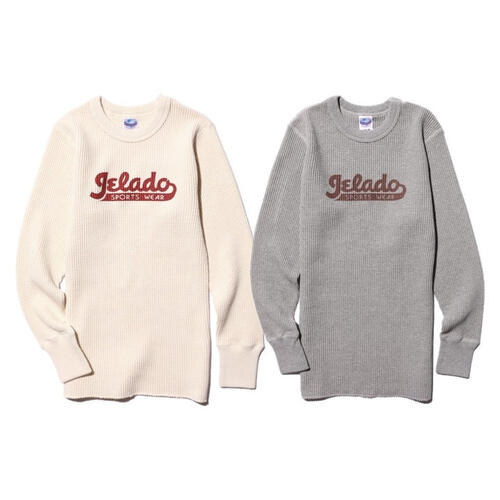 JELADO 제라도 메가 써멀 스포츠 웨어 와플 긴팔 티 빈티지 25AW AB94235