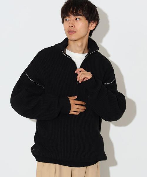 빔즈 하트 하프 지퍼 니트 42-15-0068-147