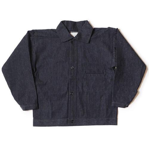 웨어하우스 데님 재킷 2231 1900’S INDIGO BLUE and WHITE CHECK BLOUSE 25AW