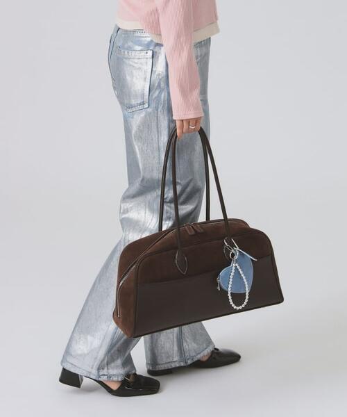 레이 빔즈 스웨이드 보스턴백 토트백 숄더백 25AW 61-61-2218-079