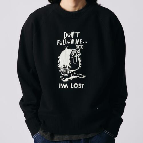 반스아웃피터스 아즈마 프린트 스웨트 티 기모 맨투맨 25AW BR-25437