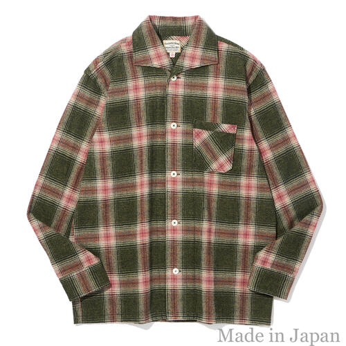 페로우즈 멜란지 체크 셔츠 빈티지 25W-PGS1-C