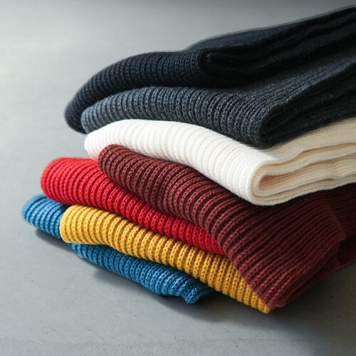 바토너 솔리드 울 머플러 니트 목도리 25AW BN-25FI-003