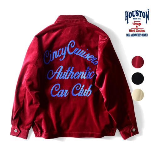 HOUSTON 휴스턴 코튼 벨벳 해링턴 재킷 점퍼 25AW 51510