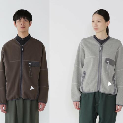 앤드원더 스웨트 가디건 sweat cardigan 25AW