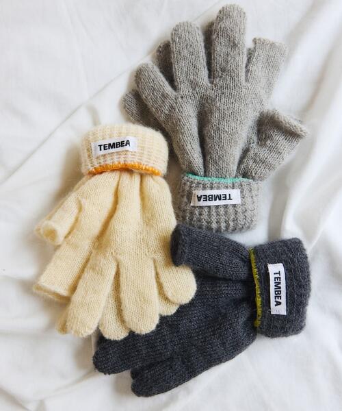 프릭스스토어 X 템베아 울 모헤어 손가락 장갑 25AW 1498390600024