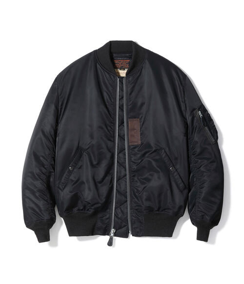 버즈릭슨 윌리엄깁슨 블랙 MA-1 플라이트 재킷 항공 점퍼 BR15772