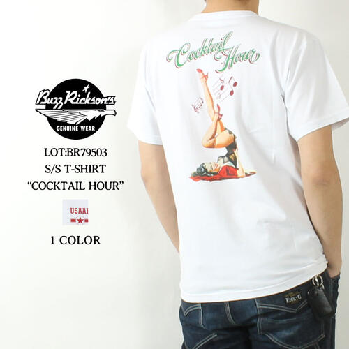 버즈릭슨 반팔 티 프린트 미국제 BR79503