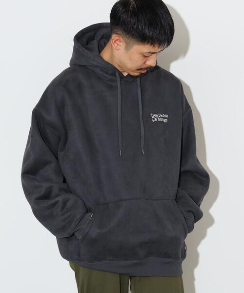 빔즈 하트 페이크 스웨이드 보아 파커 기모 후드 티 42-13-0102-639