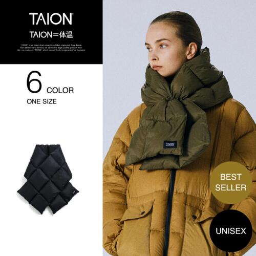 타이온 마운틴 볼륨 다운 머플러 패딩 목도리 TAION-R201VMT
