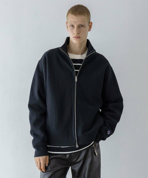 챔피온 X 몽키타임 스탠드 넥 지퍼 재킷 플리스 기모 집업 25AW 83274000001