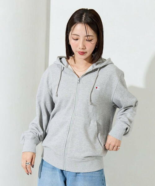 프릭스스토어 X 챔피온 여성 스웨트 후드 집업 점퍼 1325181200022 25AW