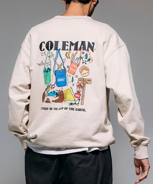 프릭스스토어 X 콜맨 X matsui 프린트 스웨트 티 맨투맨 25AW 1021127000018