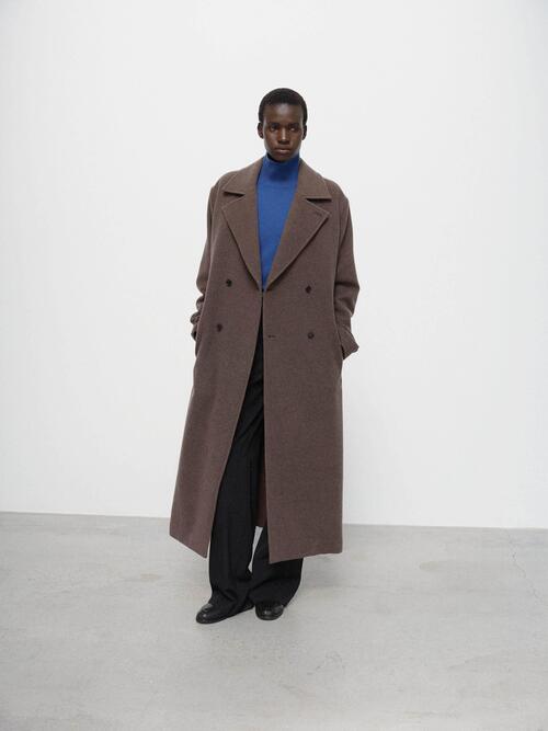 오라리 여성 코트 SUPER FINE WOOL MOSSER CHESTERFIELD COAT 25AW