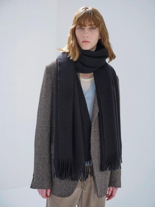 오라리 머플러 목도리 BABY CASHMERE WIDE STOLE 25AW