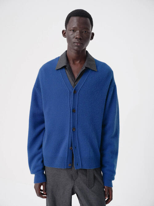 오라리 남성 가디건 BABY CASHMERE KNIT CARDIGAN 25AW