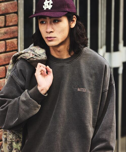 노티카 일본 히든 로고 피그먼트 스웨트 티 맨투맨 25AW 1023207500601