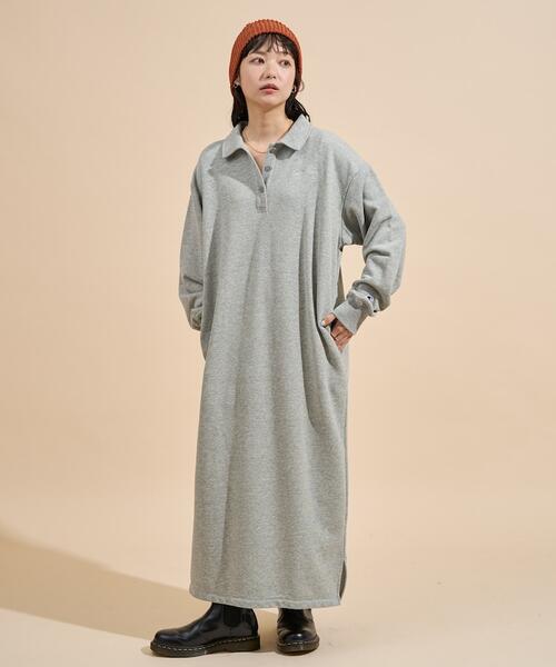 프릭스스토어 X 챔피온 폴로 긴팔 원피스 와이드 1113181200012 25AW