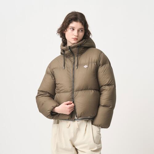 단톤 여성 마이크로 립스탑 하이 로프트 다운 블루종 패딩 점퍼 DT-A0706 VAN 25AW