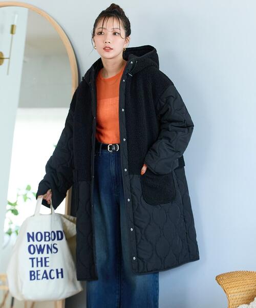 프릭스스토어 보아 플리스 퀼팅 코트 여성 재킷 1352248900398 25AW