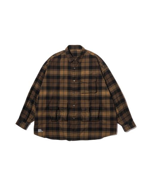 프레쉬서비스 셔츠 FLANNEL CHECK MULTI POCKET SHIRT 25AW