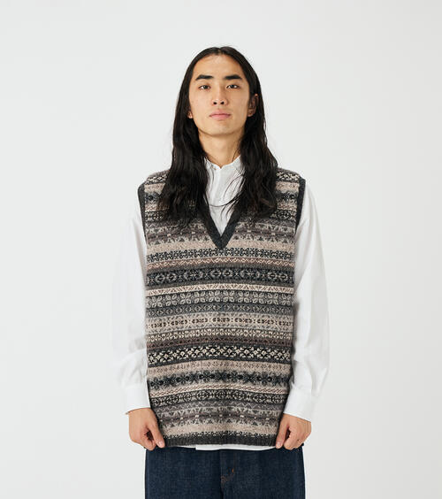 나나미카 별주 울 니트 조끼 O25FJ008 25AW