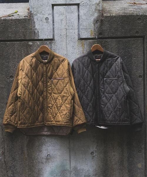 빔즈 플러스 퀼팅 퍼피 블루종 헥사곤 자카드 패딩 점퍼 25AW 38-18-0832-139