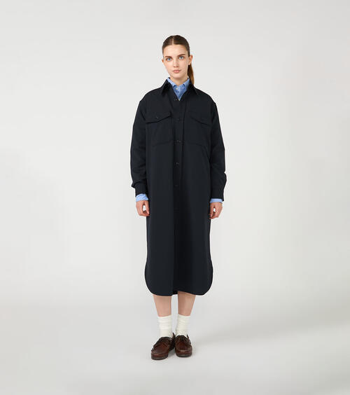 나나미카 셔츠 원피스 ALPHADRY CPO Dress S25FF036 26SS