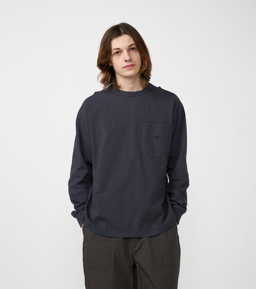 노스페이스 퍼플라벨 긴팔 티 8oz Field Long Sleeve Pocket Tee N25FT063